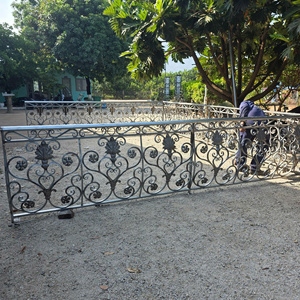 Outdoor Wrought Iron <b>Railings</b> That Elevate Safety, Style, and Lasting Curb Appeal for Stairs, Balconies, Gardens, and Fine Homes - Product Image 6