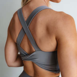 Conjuntos deportivos de yoga para mujer de verano, conjuntos de dos piezas de punto con logo personalizado, top corto y pantalón, estilo urbano, sexy, floral, para club. - Product Image 4