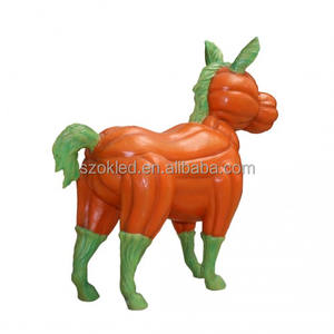 Cavallo di zucca Easter Egg casa sedia di cioccolato orso bianco coniglietto di pasqua cesto di uova di albero seduto coniglietto carnivoro - Product Image 5