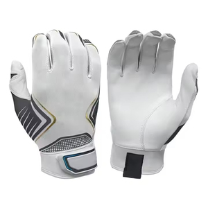 Guantes de Bateo de Béisbol Profesionales de Cuero, Duraderos, Ligeros, Transpirables, Confort Superior, Ajuste Duradero, Uso en Interiores y Exteriores - Product Image 6