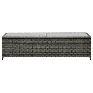 Set da Pranzo da Esterno Espandibile in Polyrattan Antracite di Media Dimensione per Giardino e Patio - Product Image 6