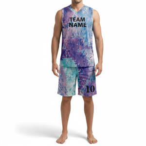 Camiseta y Pantalones Cortos de Baloncesto Personalizados Reversibles por Sublimación - Product Image 2