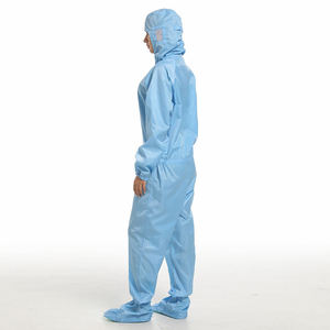 Ropa de Trabajo Reutilizable y Lavable Antiestática para Cuarto Limpio, Prenda de Tela ESD, Overol Antiestático - Product Image 4