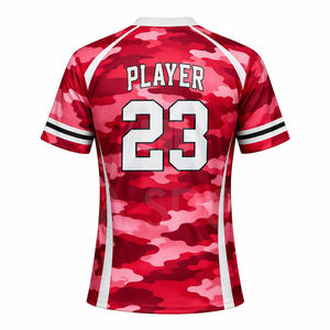 Ensemble d'uniformes de lacrosse personnalisés, maillot à manches courtes respirant et short, 100% polyester, vêtements de sport d'équipe - Product Image 5