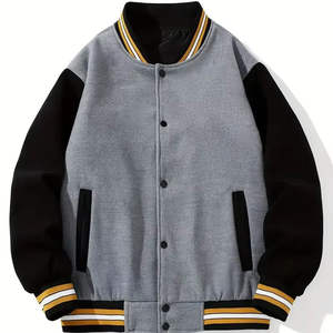 Chaquetas Varsity de Béisbol para Hombre al por Mayor, Chaqueta de Béisbol Personalizada, Resistente al Viento, a Bajo Precio - Product Image 1