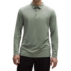 Polo à manches longues ShowZero pour homme – Respirant, anti-humidité, séchage rapide, performance optimale, option personnalisée, haut décontracté, marque privée - Product Image 1