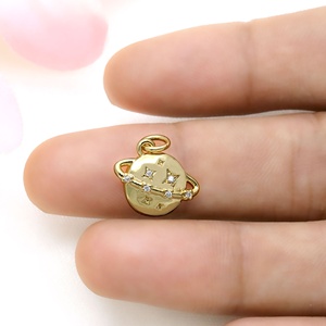 จี้รูปดาวประดับเพชรคิวบิกเซอร์โคเนียชุบทองคำขาว 925 ขายส่งจาก Memoria Jewels - Product Image 6