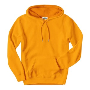 Sudadera con Capucha para Hombre, Color Naranja, Corte Regular, Felpa Francesa, Estilo Casual, con Bolsillo Canguro, para Otoño - Product Image 1