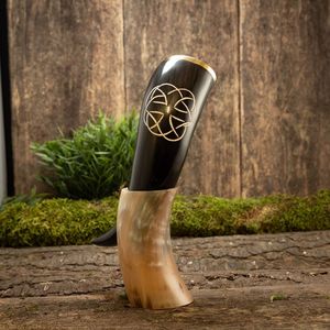 Jarra Vikinga de Cuerno de Buey Natural, Ecológica y Hecha a Mano, para Cerveza, Cerveza Ale, Festival, Disfraz, Regalo - Product Image 2