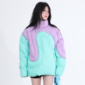 Meilleures vestes matelassées d'hiver pour femmes 2026 personnalisées avec logo imprimé, manches longues, broderie rayée, écologiques et respirantes - Product Image 5