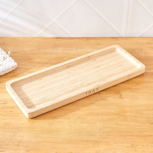 Luxury bamboo tray rectangular decorative oem odm low moq factory price wholesale bulk supply eco friendly natural finish - Product Image 5