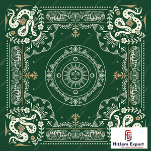 Écharpes créatives et innovantes personnalisées, design imprimé, foulard de mode, hijab, châle, écharpe carrée douce au toucher soyeux, vente en gros - Product Image 5