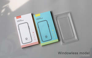 Customized retail display packaging <b>box</b> for mobile phone cases, paper packaging <b>box</b> with transparent window. - Product Image 5