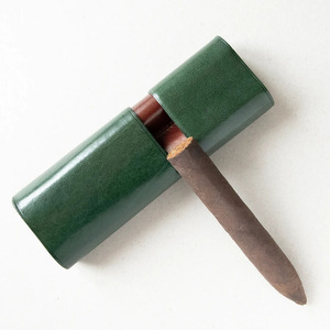 Porte-cigares en cuir pratique pour les voyages avec coupe-cigares intégré, personnalisable, multifonctionnel, élégance et commodité, prix bas - Product Image 2