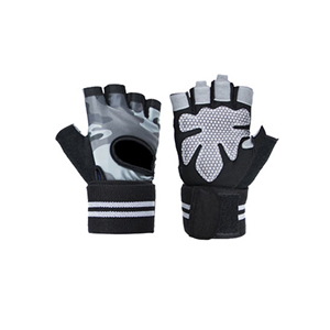 Guantes de Gimnasio de Medio Dedo 2026 con Correa Ajustable para la Muñeca, Transpirables, para Levantamiento de Pesas, Negros - Product Image 4