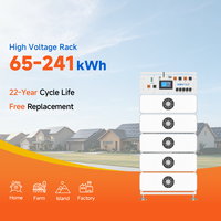 Sistema de Almacenamiento de Energía BESS con Baterías de Rack de Alto Voltaje Lifepo4 de 314AH, Paquete de Baterías de 50kWh, 100kWh, 150kWh