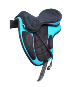 Silla de Montar Inglesa Freemax Blue Treeless, Ligera y Flexible, para Entrenamiento de Equitación - Product Image 2