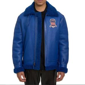 Nuevas Chaquetas de Invierno Avirex de Cuero Genuino 100% Piel de Vaca, Color Personalizado, con Cuello Alto y Bordado, Diseño Urbano - Product Image 1