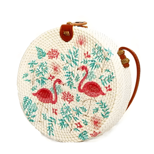 Sacs en rotin du Vietnam faits à la main, sacs de plage pour femmes en rotin, vente en gros, usine du Vietnam, prix bas, OEM ODM acceptés - Product Image 4