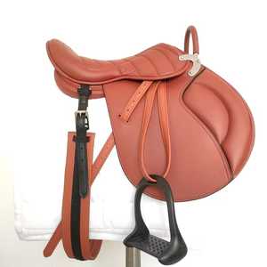 <b>Comfort</b> Equestrian English Saddle Girth Horse Riding Equipment With Stitching Available in Red and White Nylon Models - Product Image 6