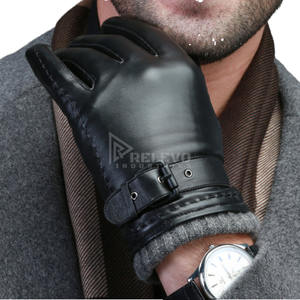 Gants de moto en cuir pleine fleur pour course, compatibles écran tactile, imperméables, de protection, en cuir véritable, à prix abordable - Product Image 6