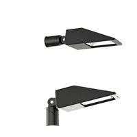 Projecteur LED à montage Slipfitter, projecteur à lentille en verre 100W 110lm/w 100-277V 347V 480V 10kV 20kV avec protection contre les surtensions