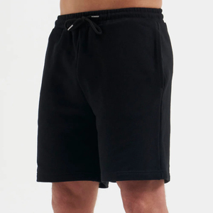 Shorts de sport décontractés pour hommes, longueur genou, été-automne, séchage rapide, respirants, écologiques, avec cordon de serrage, confortables, couleur unie, en toile - Product Image 4