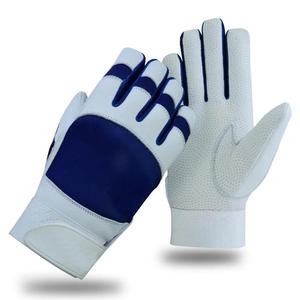 Guantes de Béisbol de Piel de Cabra de Primera Calidad Hechos en Fábrica, Logotipo Personalizado, Cierre de Gancho y Bucle Ambidiestro, Antideslizantes - Product Image 6