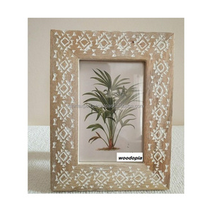 Cadre photo en bois naturel fait main, écologique et créatif, support photo rustique en bois, décoration de maison de style campagnard, présentoir de souvenirs familiaux - Product Image 5
