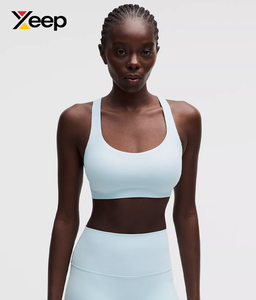 เสื้อชั้นในกีฬาโยคะคุณภาพสูงสำหรับผู้หญิง XEEP รุ่น XC-SB-117 แบบเรียบง่าย ระบายอากาศได้ดี สายปรับได้ แผ่นรองถอดออกได้ รองรับได้ดี - Product Image 1