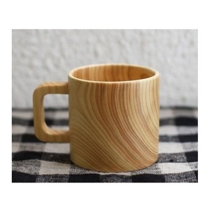 Premium Wooden Coffee Mug Handmade Solid Wood Cup Natural Finish Rustic Style Eco Friendly Drinking Mug - Product Image 1