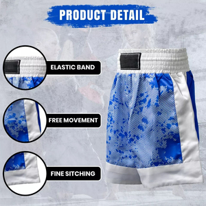Conjunto de Chaleco y Pantalones Cortos de Boxeo de Diseño Personalizado, Uniforme de Boxeo 100% Poliéster, Uniformes Unisex para Kick Boxing, Transpirable y de Secado Rápido - Product Image 3