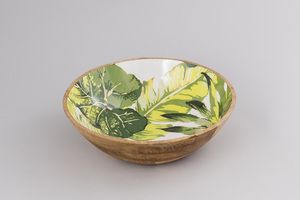 Best Quality Elegance Wood Salad <b>Serving</b> Bowl <b>Set</b> Wooden Tableware For Soup Fruit Salad <b>Dishes</b> Plates Party Handmade - Product Image 2