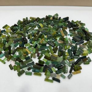 Meilleure tourmaline verte naturelle brute non taillée, spécimen en bâton, non poli, forme libre, Afghanistan, qualité AAA, vente en gros, qualité gemme - Product Image 3