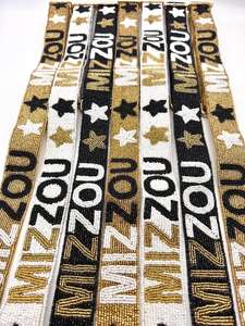 Cinturón de mujer hecho a mano con bordado de cuentas de Mardi Gras, estilo indio, a la moda, para el Día de Mardi Gras - Product Image 4