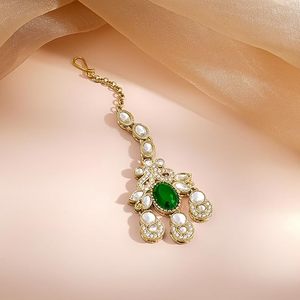 Ensemble collier et boucles d'oreilles en alliage plaqué or avec design floral en strass rose pour femmes, bijoux de mariage - Product Image 6