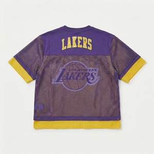 Camiseta de Baloncesto Personalizada Extra Grande para Hombre |   Camiseta Deportiva de Doble Capa Estilo Urbano |   Fabricante de Marca Privada OEM - Product Image 2