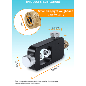 Connettore Rotante per Bombola Respiratoria, Valvola di Collegamento per Serbatoio d'Aria da Immersione con Borsa Posteriore e Valvola di Scarico Pressione - Product Image 6