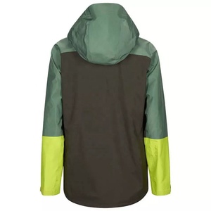 Chaqueta de Esquí para Hombre, Impermeable, de Nailon, con Cierre, Acolchada, Cortavientos, Transpirable, de Secado Rápido, con Capucha, para Exteriores, con Logotipo Personalizado, Servicio OEM - Product Image 2