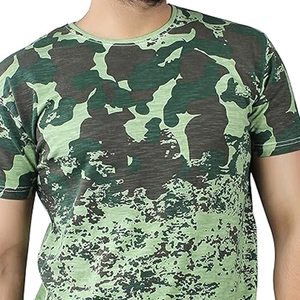 เสื้อยืดพิมพ์ลายผู้ชายไซส์ใหญ่ แขนสั้น ระบายอากาศได้ดี ผลิตในปากีสถาน สไตล์ไฮสตรีท เสื้อฤดูร้อน - Product Image 5