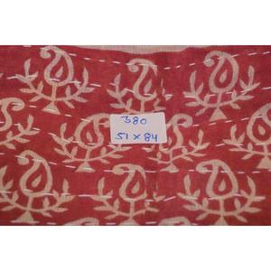 Colcha Kantha de Algodón Hecha a Mano, Colcha Reversible Vintage Gudri, Manta para Cama, Sofá o Sillón - Product Image 5