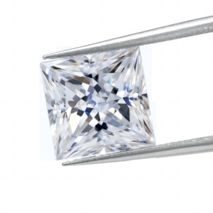 Joyería DVINS, Diamante Suelto Blanco Corte Princesa, Color D, Cultivado en Laboratorio, Certificado IGI, Gema Premium para Joyería - Product Image 1