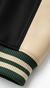 Blouson universitaire unisexe à capuche en tissu polaire de style américain, imprimé par sublimation, écologique, pour l'hiver, avec motif de lycée sur le devant - Product Image 6