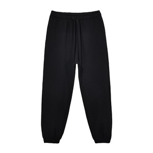 Pantalon de jogging en coton pour hommes 360g, décontracté, déchiré, polaire, taille élastique, été, style européen et américain - Product Image 5