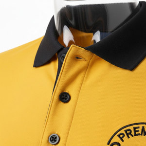 Chemises de travail pour hommes, logo personnalisé de haute qualité, respirantes, décontractées, uniformes d'entreprise, séchage rapide, coton, sport, golf - Product Image 4