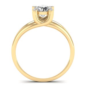 Bagues de fiançailles REYES Hip Hop en argent sterling 925, coupe ronde, 0,87 carat, moissanite VVS, pour femmes, prix de gros, bijoux fins - Product Image 4