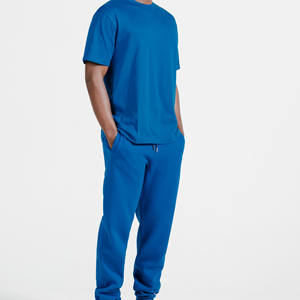 เสื้อยืดคอกลมผู้ชายขายส่ง ผ้าฝ้าย 100% ทรงโอเวอร์ไซส์ เสื้อยืดเปล่าสำหรับผู้ชาย สกรีนโลโก้ กราฟิก ไหล่ตก ทรงหลวม - Product Image 2