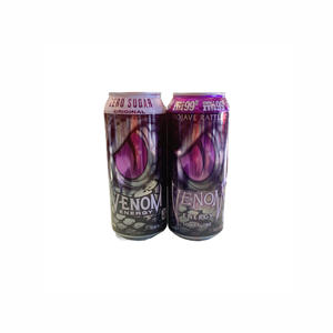 Bebida Energética Venom Sabor Cereza Negra y Kiwi 16oz, Bebida Carbonatada de Alta Energía con un Potente Impulso y un Sabor Refrescante - Product Image 4