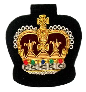 Broderie 3D surfilée en fil métallique, motif abeille bourdon unique et luxueuse, écologique, faite à la main, thermocollante - Product Image 3