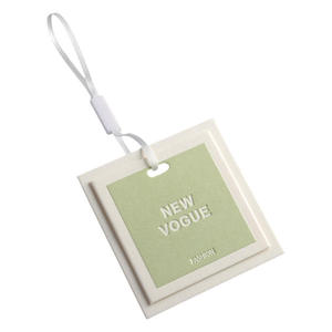 Custom-Made High-End Clothing Store <b>Tag</b> Label Thickened Rice White Card Waterproof Design for Elegant Elevator Hanging <b>Clothes</b> - Product Image 4